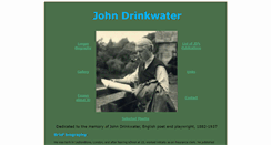 Desktop Screenshot of johndrinkwater.org