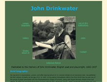 Tablet Screenshot of johndrinkwater.org
